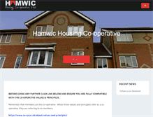 Tablet Screenshot of hamwichousingcoop.co.uk